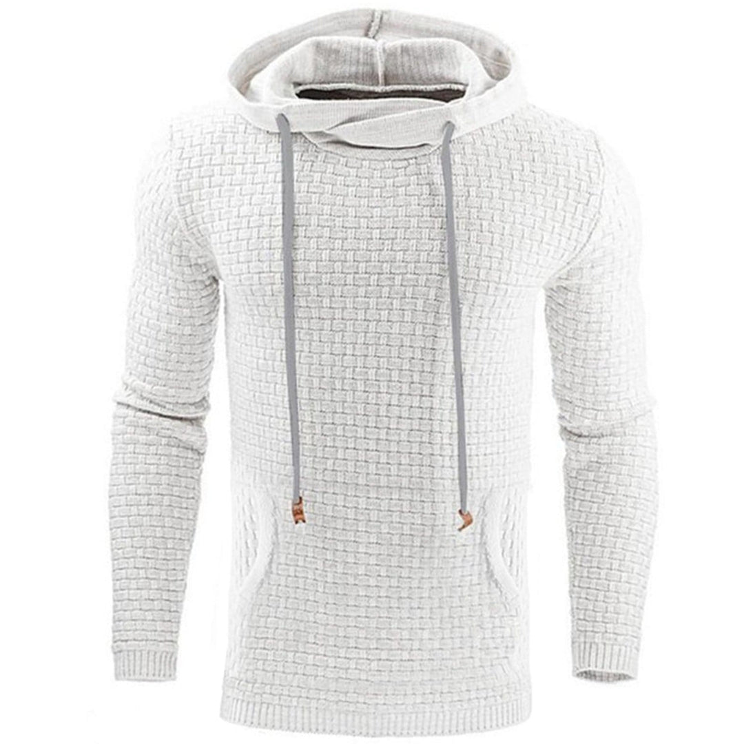Sweat à Capuche Homme Polyvalent en Coton et Polyester 0