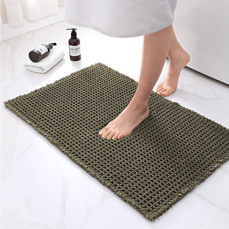 Tapis Couloir Boho Waffle Design 10