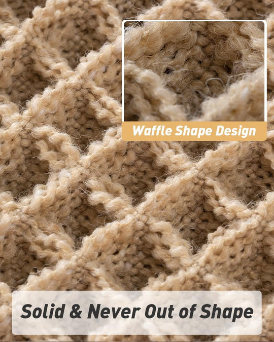 Tapis Couloir Boho Waffle Design 4