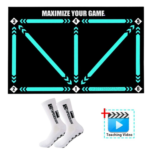 Tapis d'entraînement Football Pro Antidérapant 9