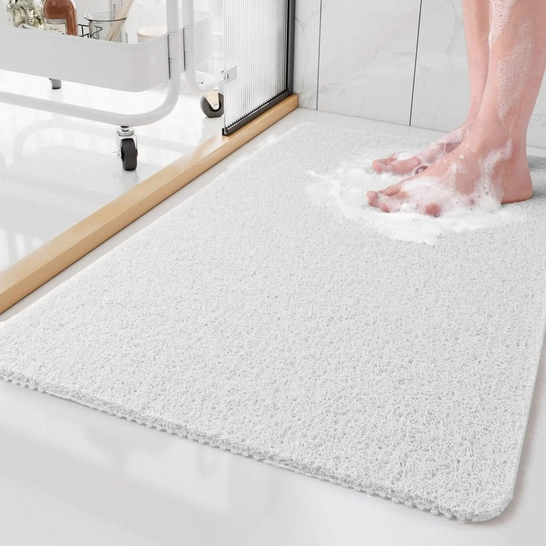 Tapis de Douche Antidérapant avec Système de Drainage pour Salle de Bain 6
