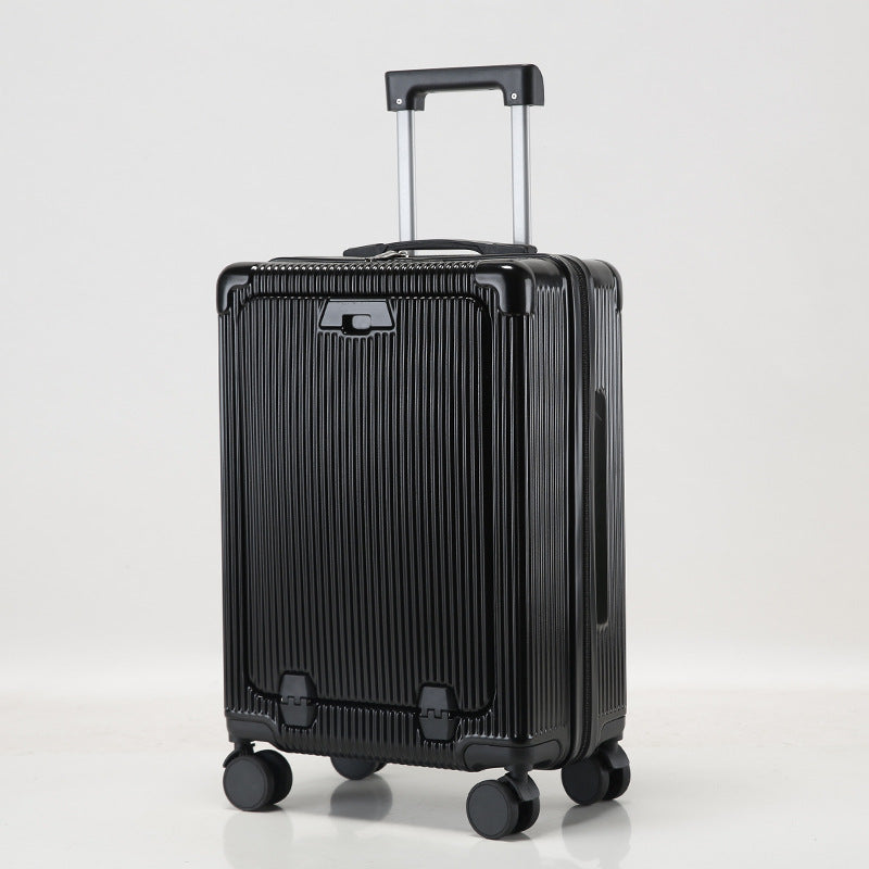 Valise à roulettes compacte nervurée unisexe fonctionnelle 1