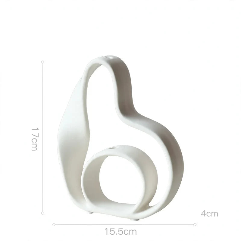 Vase Géométrique Céramique Style Nordique 11