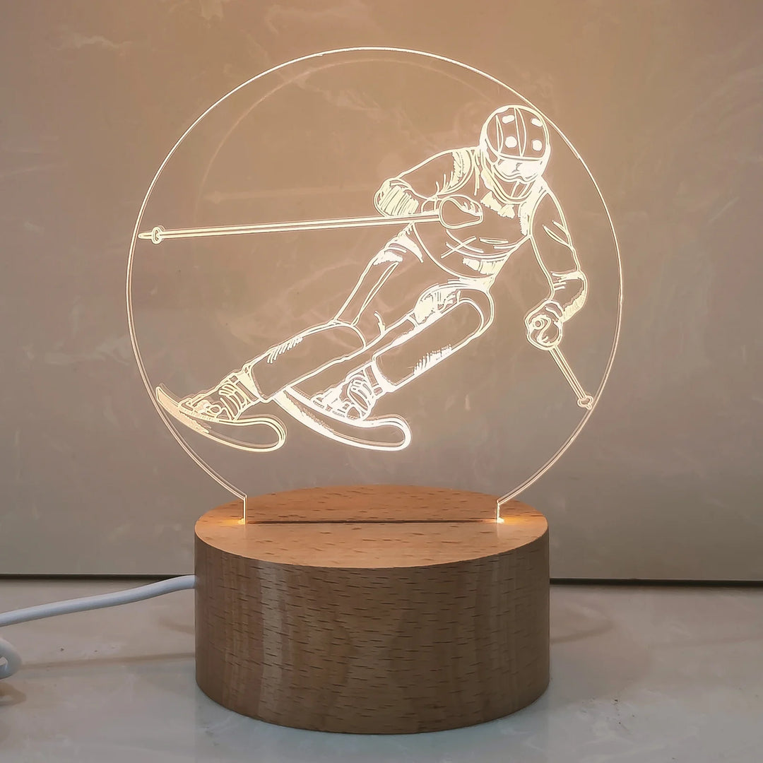 Veilleuse 3D pour intérieur design moderne 5