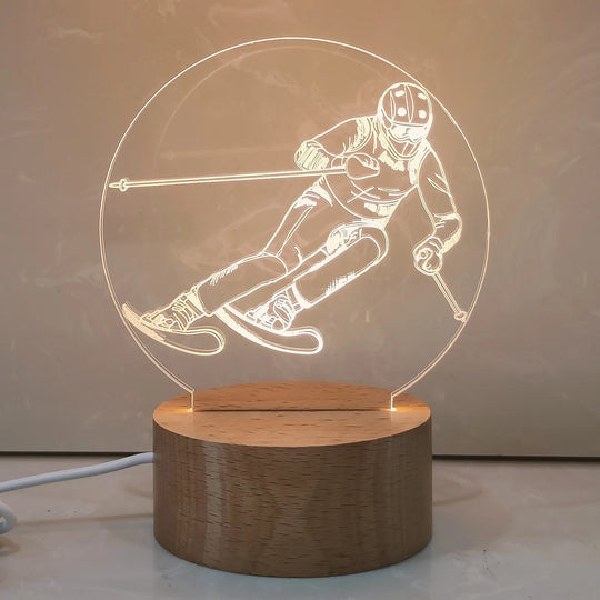 Veilleuse 3D pour intérieur design moderne 5