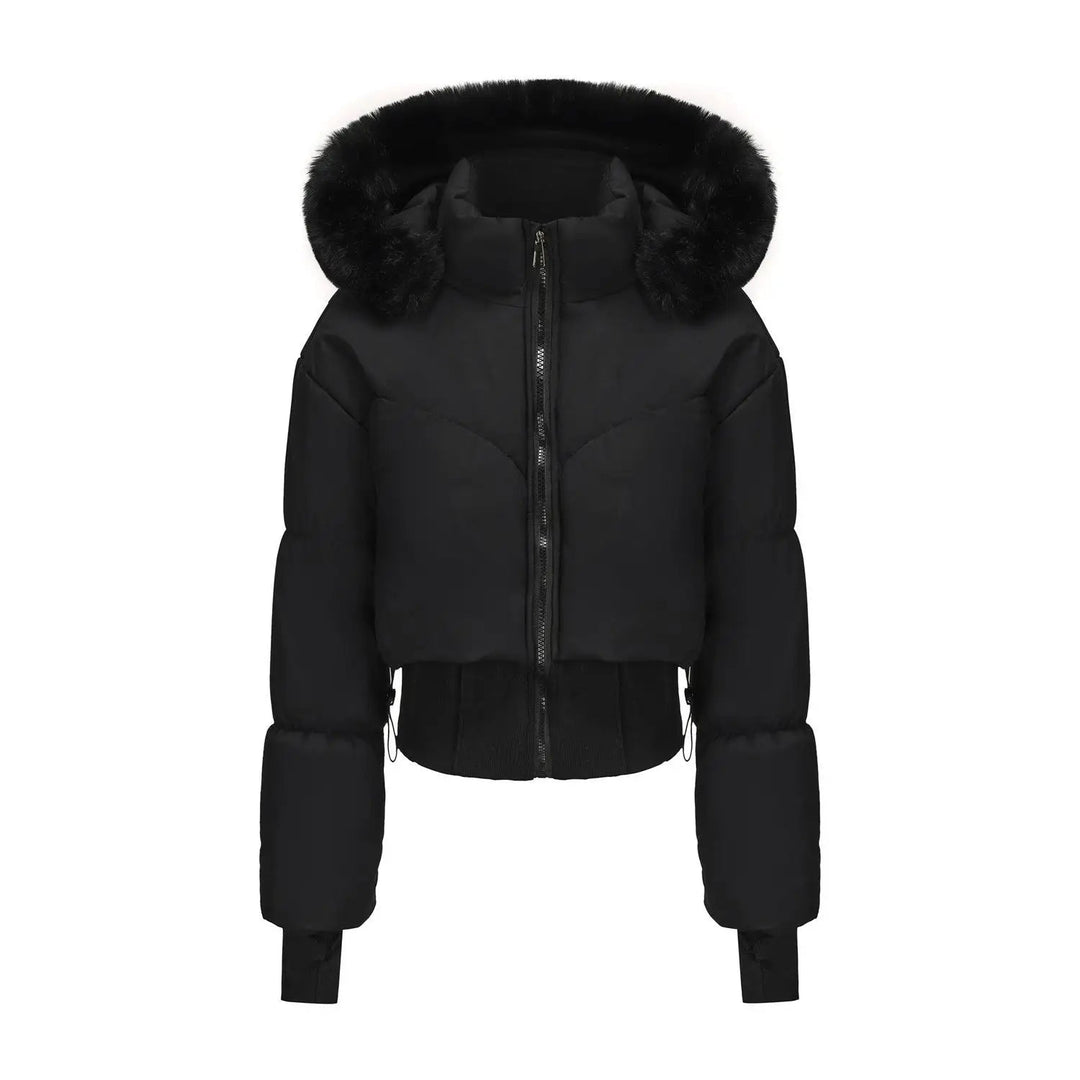 Veste d'Hiver Matelassée pour Femmes avec Capuche 8
