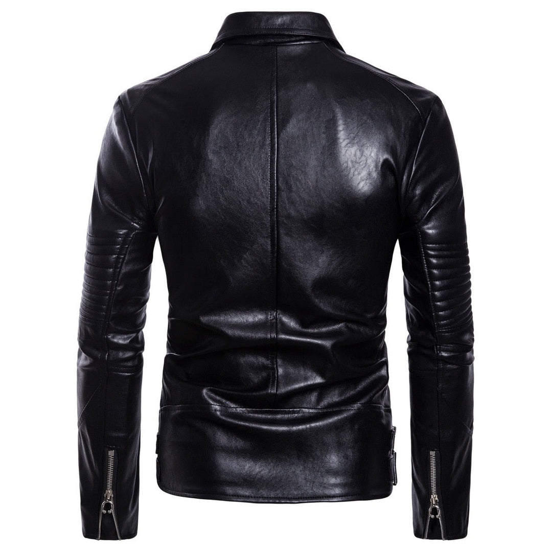 Veste en Cuir pour Hommes au Style Moderne 2