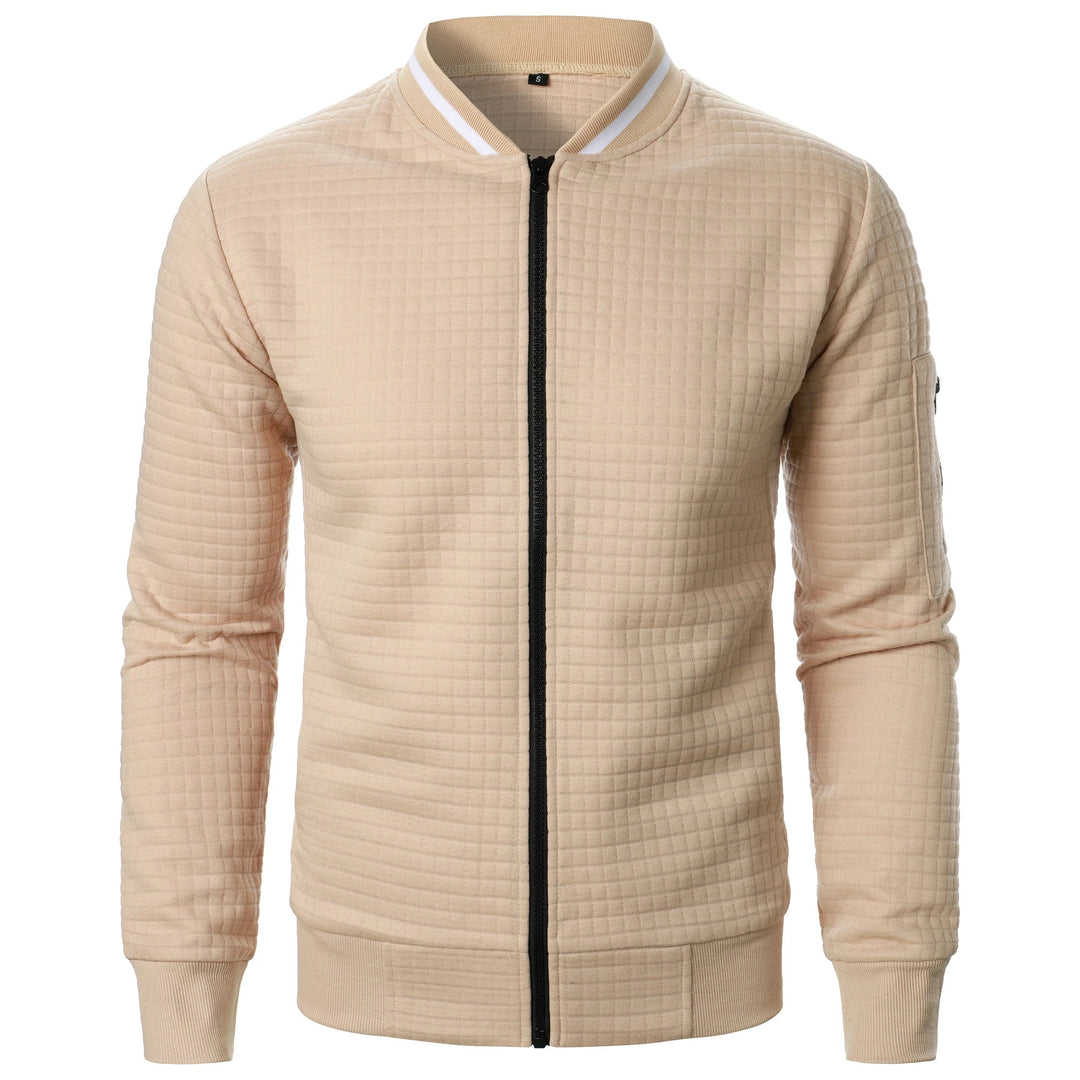 Veste zippée à col montant pour homme 0