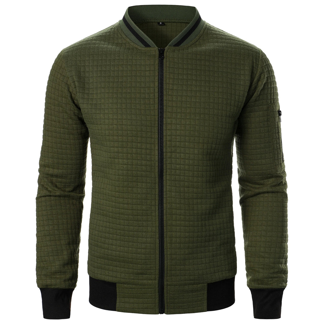 Veste zippée à col montant pour homme 6