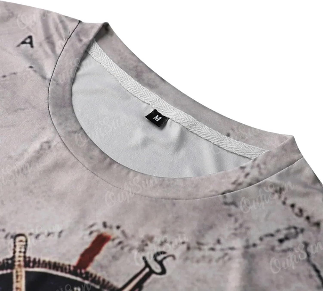 T-shirt vintage Compass pour homme