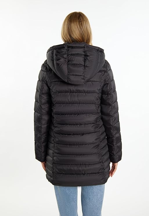 Veste polaire matelassée à manches longues pour femmes