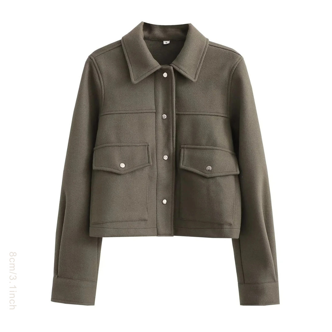 Blouson bombardier court pour femmes