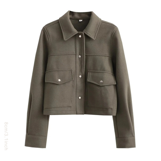 Blouson bombardier court pour femmes