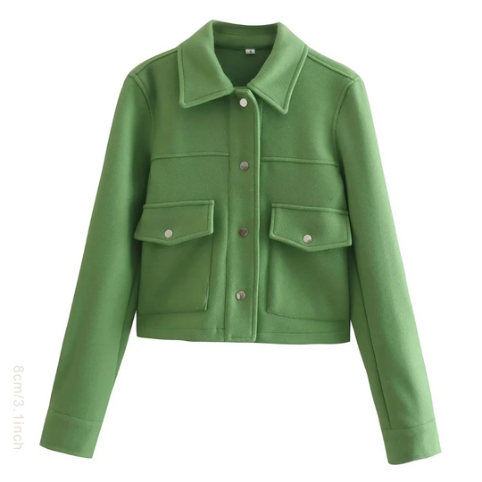 Blouson bombardier court pour femmes