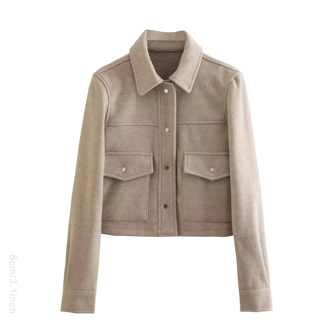 Blouson bombardier court pour femmes
