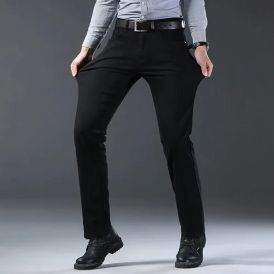 Jeans classiques en denim pour hommes