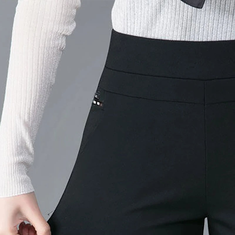 Pantalon skinny chaud pour femme