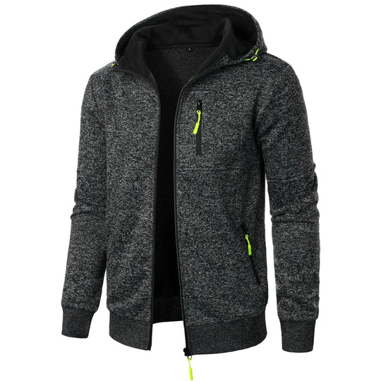 Veste de sport décontractée à capuche pour hommes