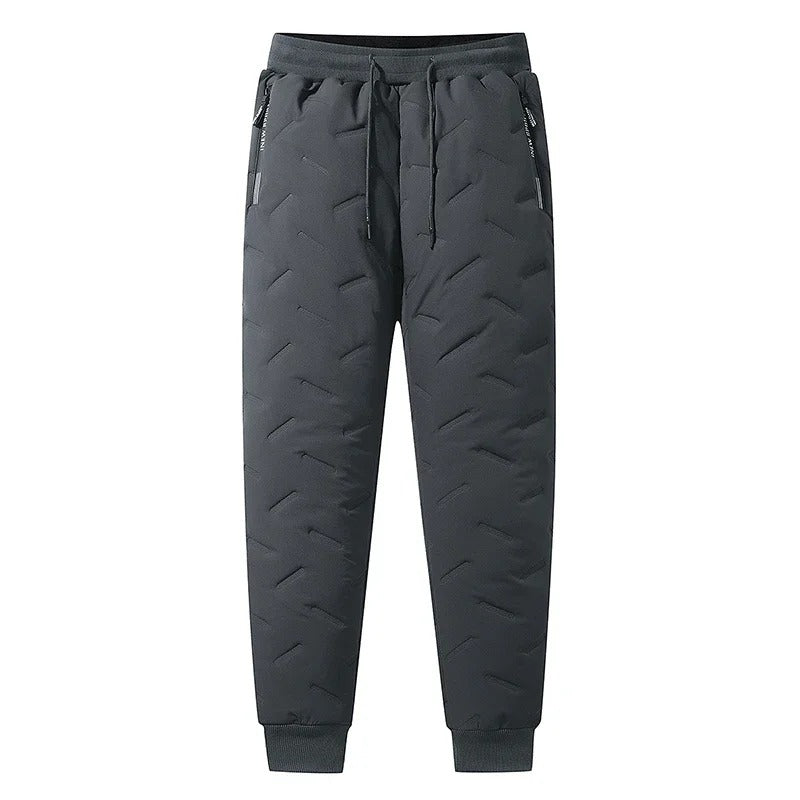 Pantalon de jogging en laine épaissie pour hommes