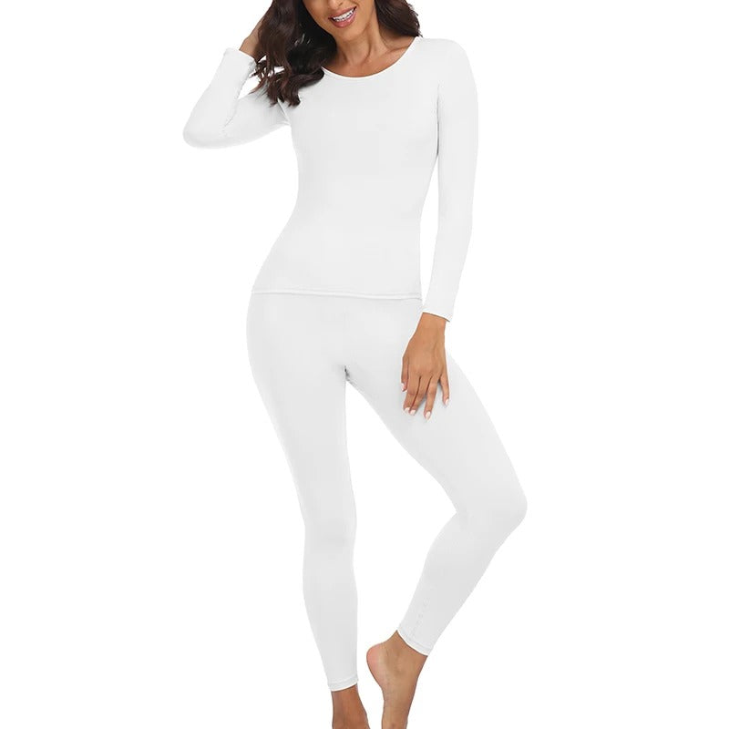 Ensemble de sous-vêtements thermiques pour femmes