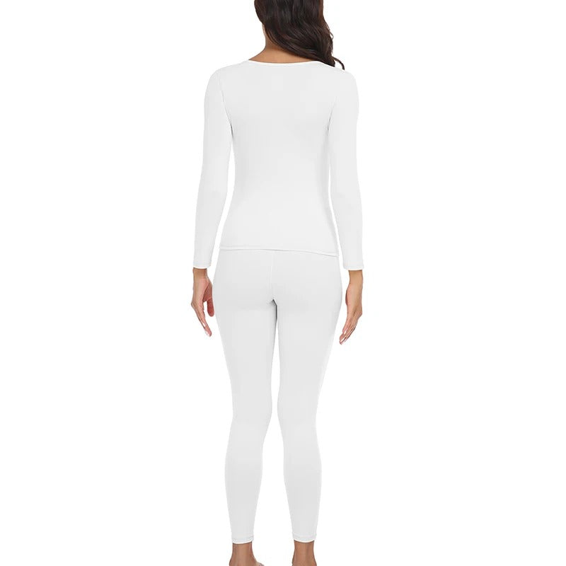 Ensemble de sous-vêtements thermiques pour femmes