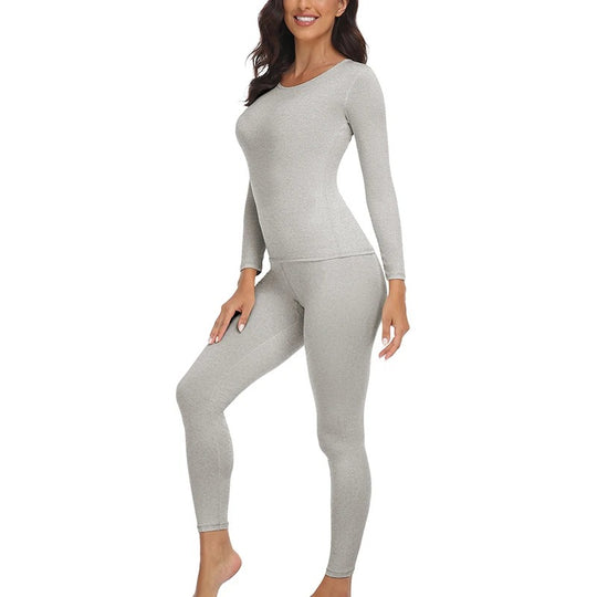 Ensemble de sous-vêtements thermiques pour femmes