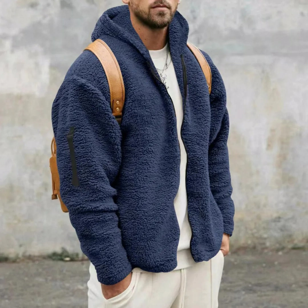 Veste polaire double face pour hommes