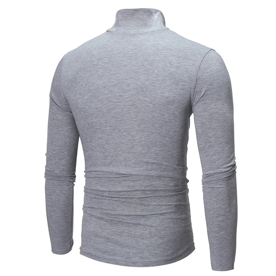 Chemise thermique à col haut pour hommes