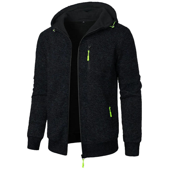 Veste de sport décontractée à capuche pour hommes