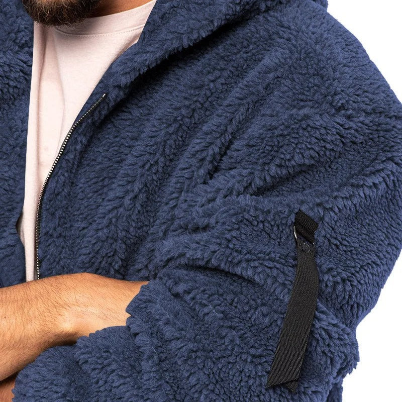 Veste polaire double face pour hommes