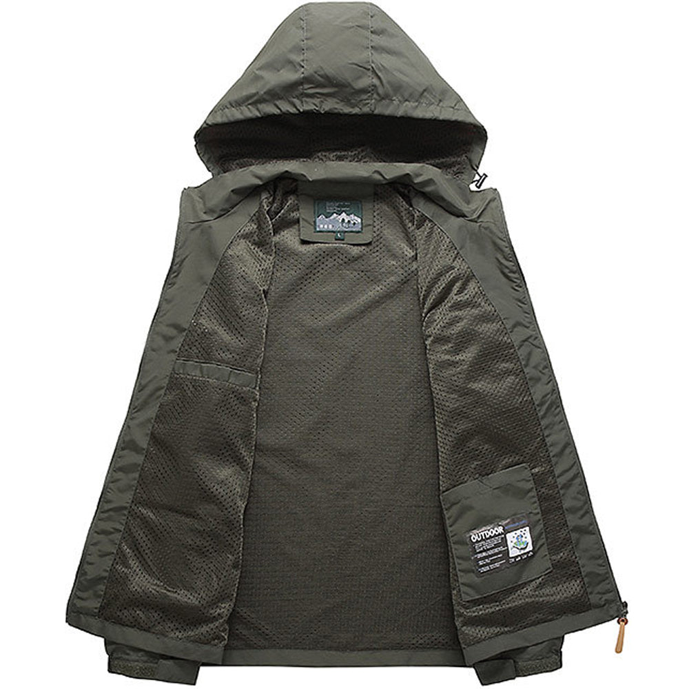 Veste tactique coupe-vent pour hommes