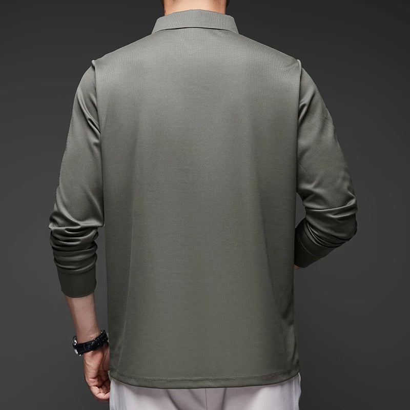 Chemise décontractée à manches longues pour homme