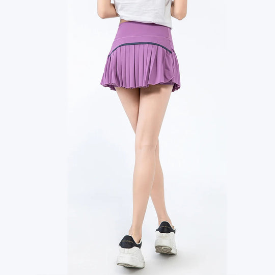 Jupe-short de tennis plissée pour femme