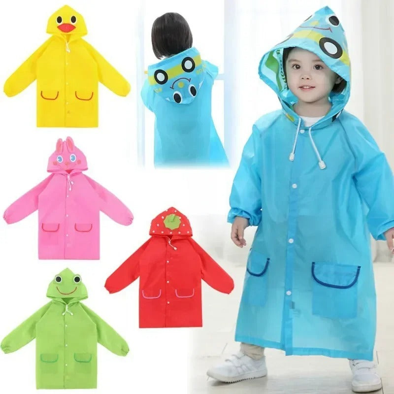 Manteau de pluie de dessin animé pour enfants