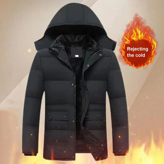 Veste coupe-vent à capuche pour hommes