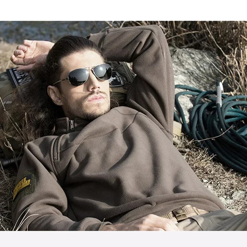 Veste polaire tactique d'extérieur pour hommes