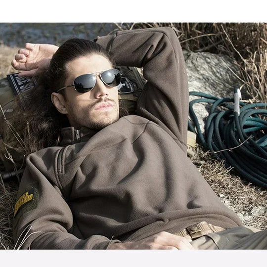 Veste polaire tactique d'extérieur pour hommes