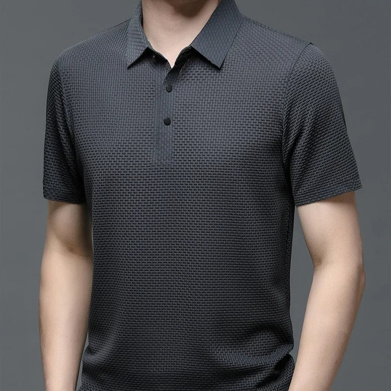 Polo creux à enfiler pour homme