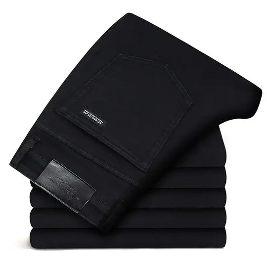 Jean motard stretch noir pour homme
