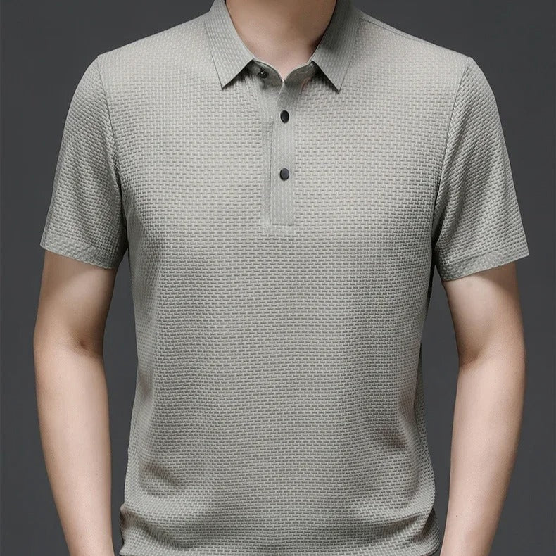Polo creux à enfiler pour homme