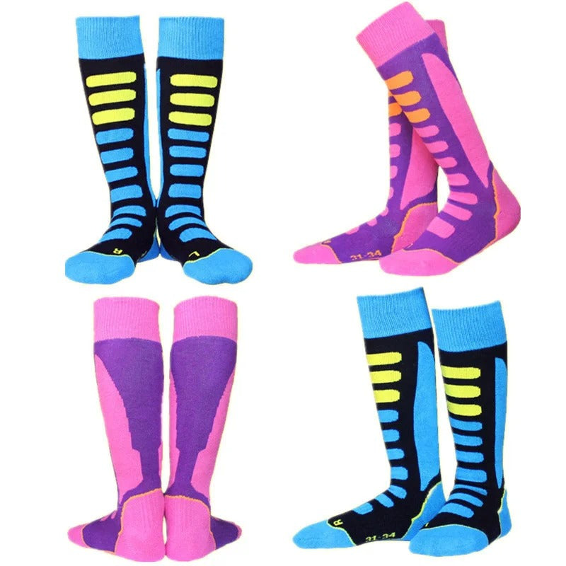 Chaussettes de ski thermiques d'hiver