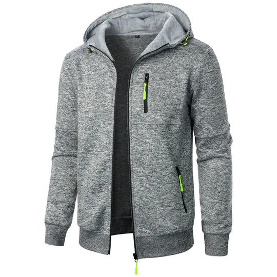 Veste de sport décontractée à capuche pour hommes