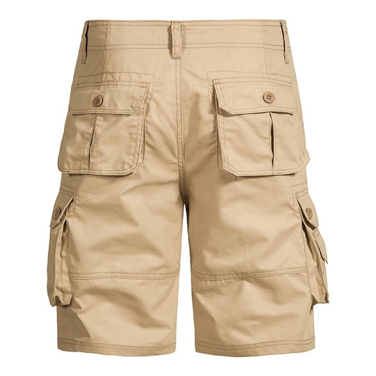 Short cargo d'été en coton pour homme