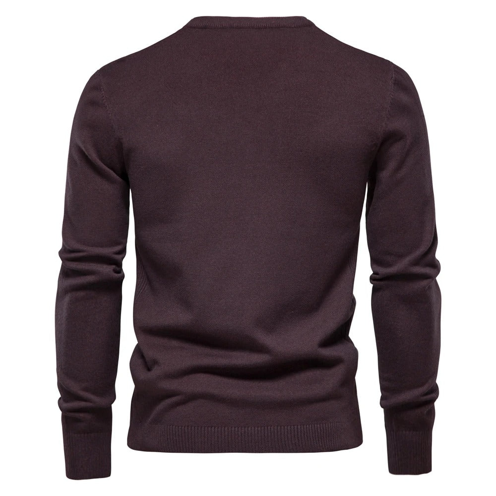 Pull épais coupe slim pour hommes