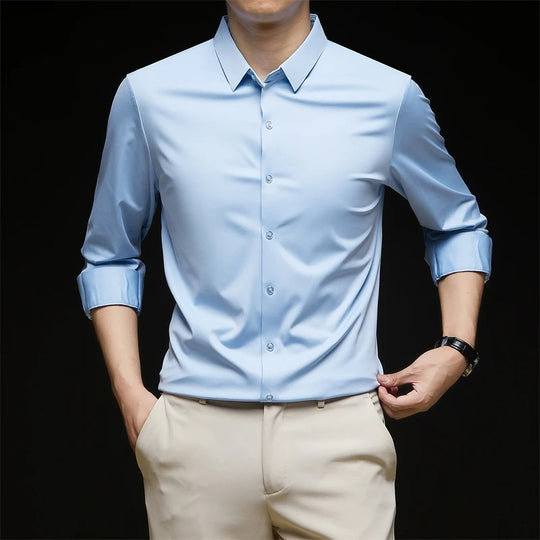 Chemise business sans plis pour homme