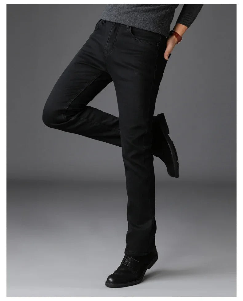 Jean motard stretch noir pour homme