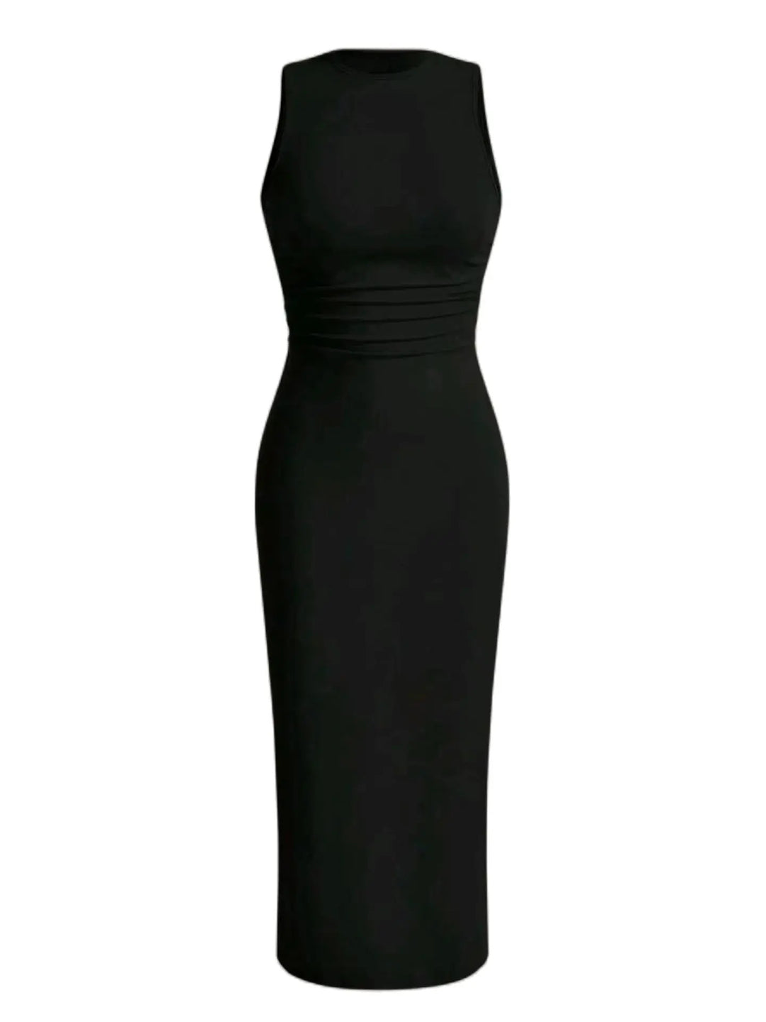 Robe gilet à taille froissée pour femmes