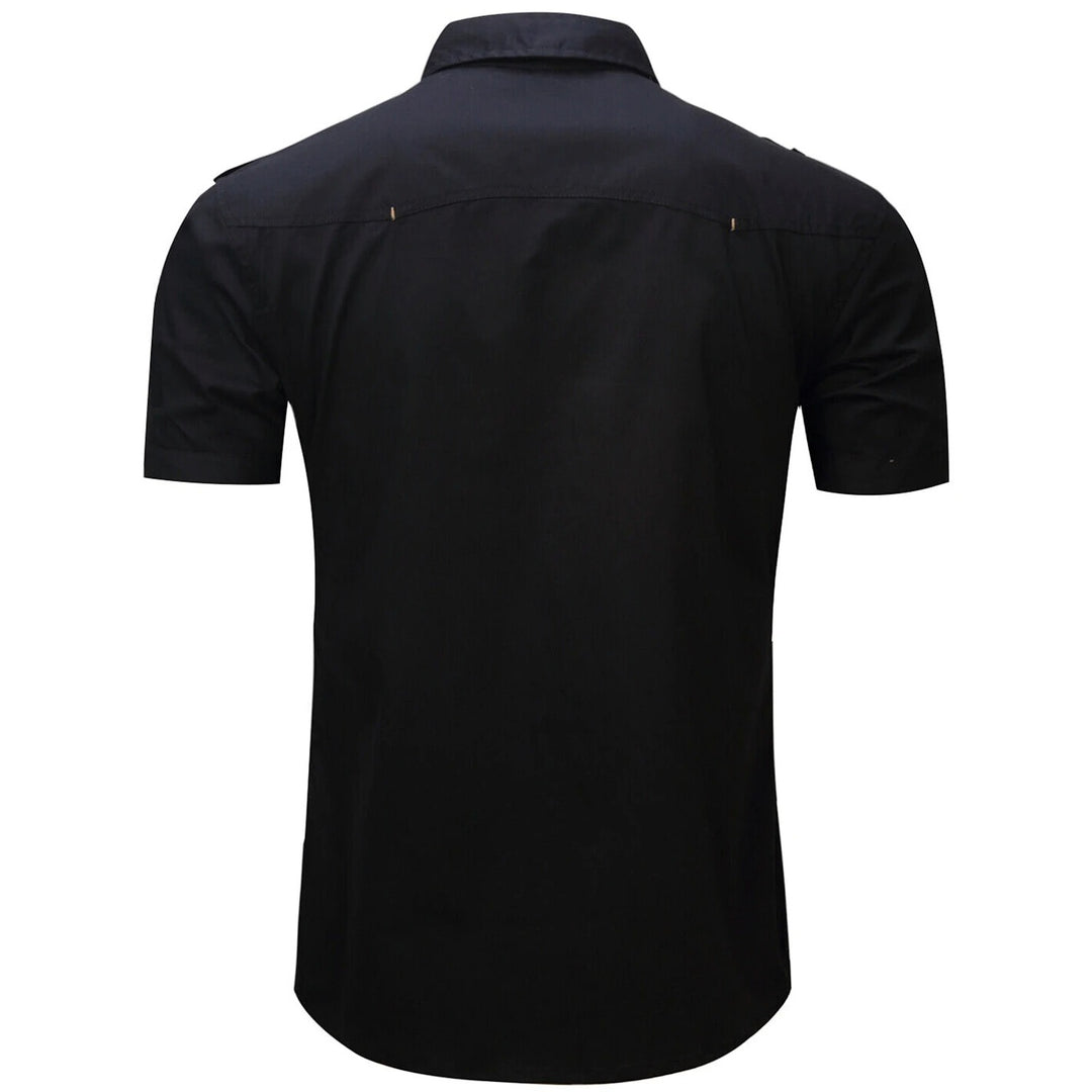 Chemise de travail tactique en coton pour homme