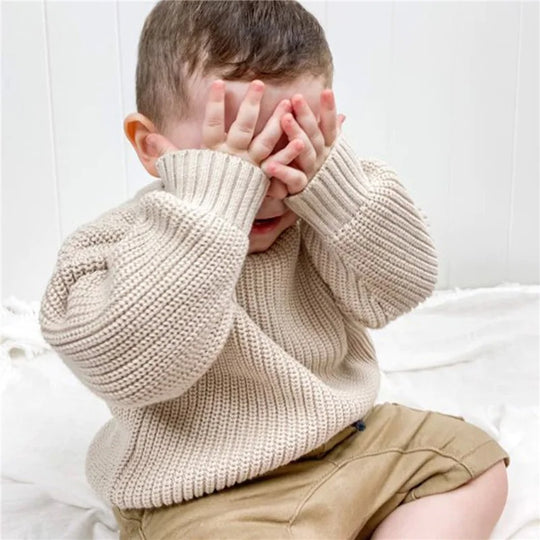 Pull en tricot décontracté pour enfants