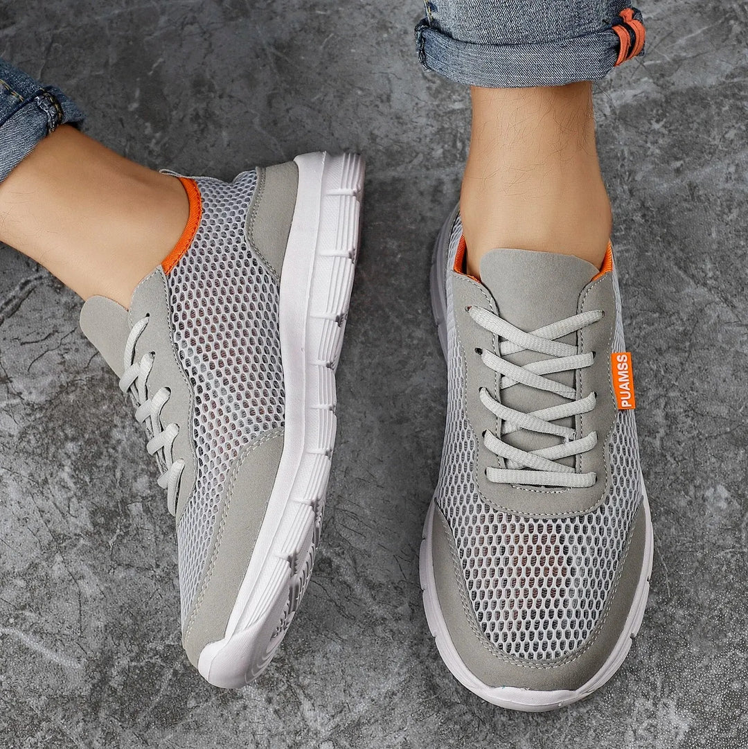 Baskets respirantes en maille pour hommes